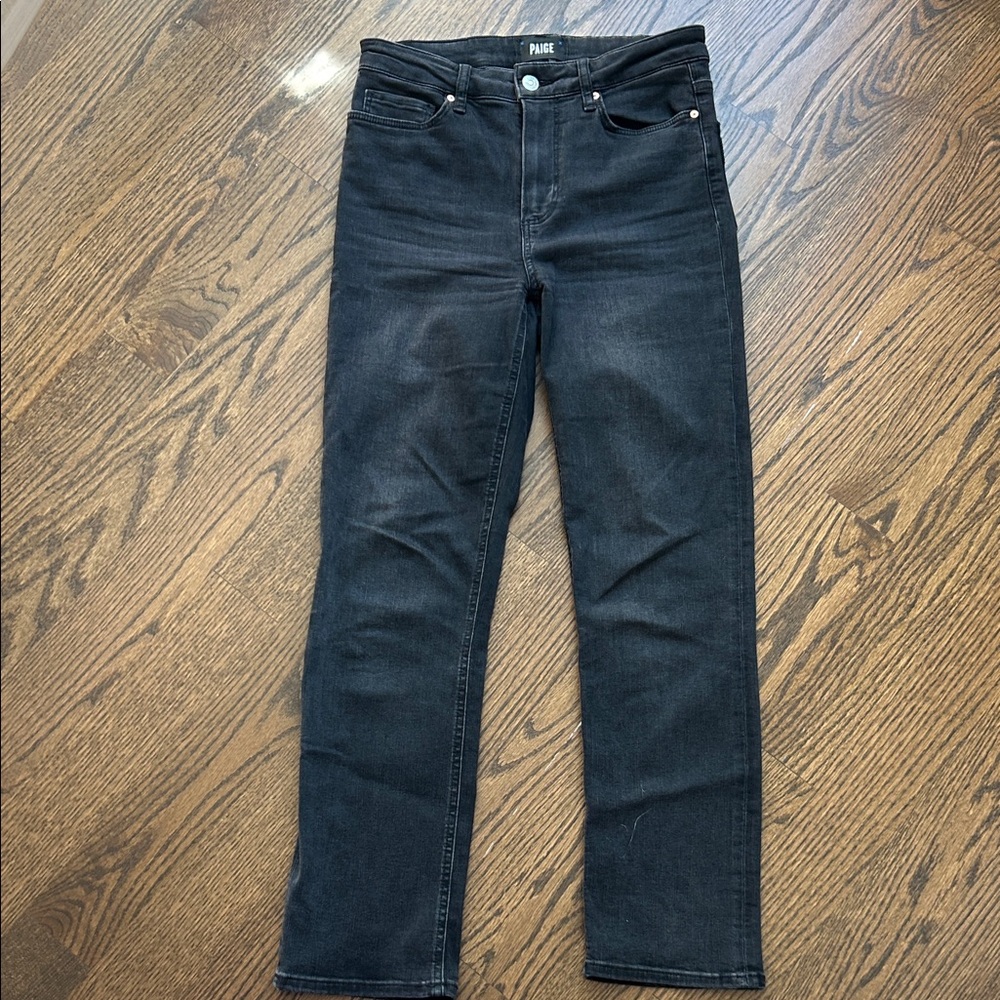 PAIGE Women's High Rise Dark Gray Jeans